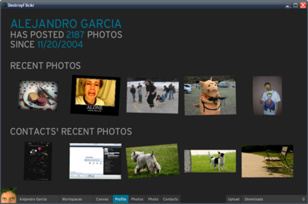 Destroy Flickr, navega por Flickr en tu escritorio gracias a AIR