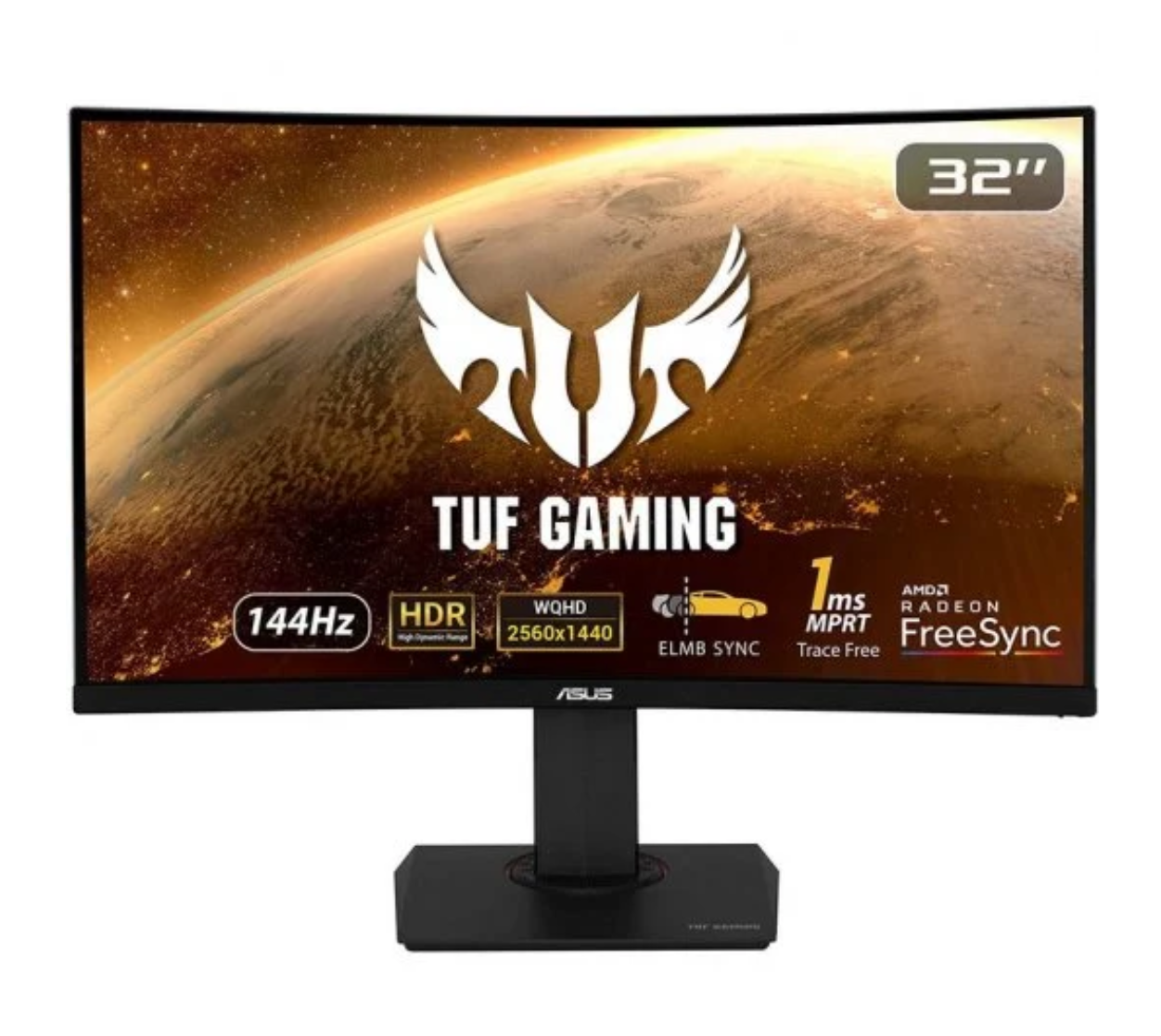 ASUS TUF Gaming VG32VQ 31.5" LED Wide QuadHD 144Hz HDR FreeSync Curvo