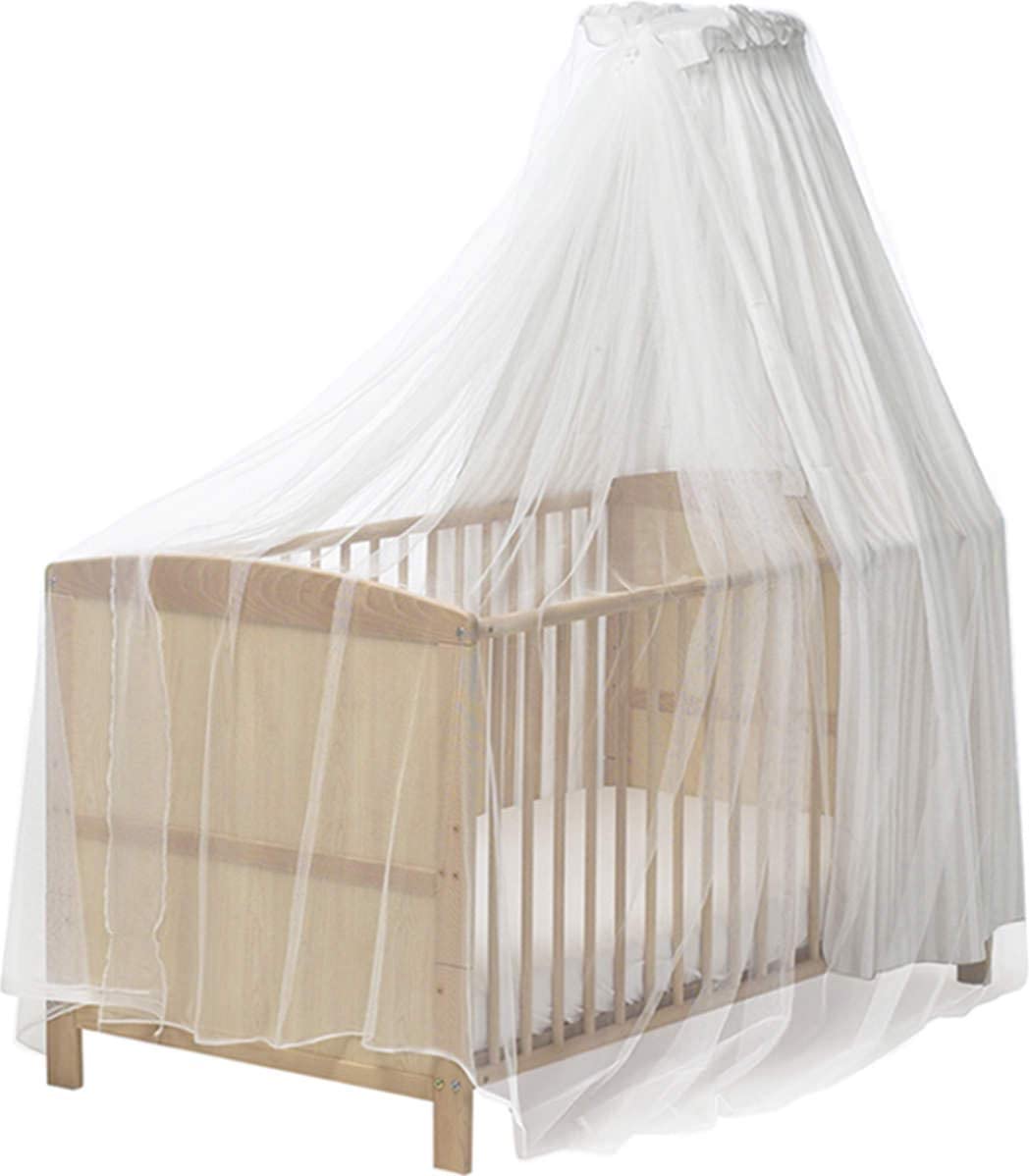 Dosel de tul blanco