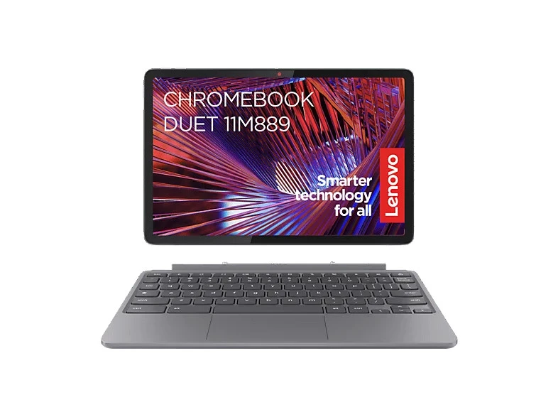 Portátil - Lenovo Chromebook Duet 11M889, 10.95" WUXGA, MediaTek Kompanio 838,