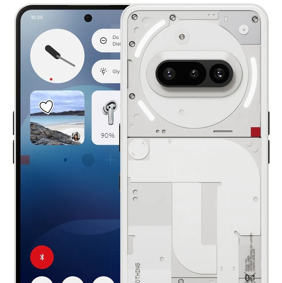 Nothing Phone (3a) 8gb Ram 128gb Rom, color blanco