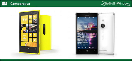 Nokia Lumia 920 y Lumia 925 frente a frente