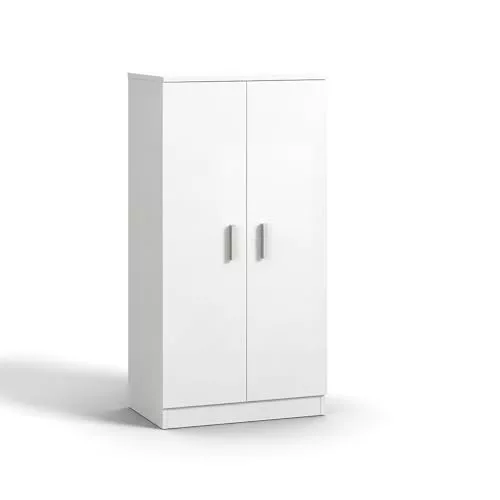 duehome | Zapatero Armario, Mueble Auxiliar, Acabado en Blanco Artik