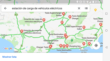 Google Maps ahora muestra información sobre estaciones de carga de vehículos eléctricos