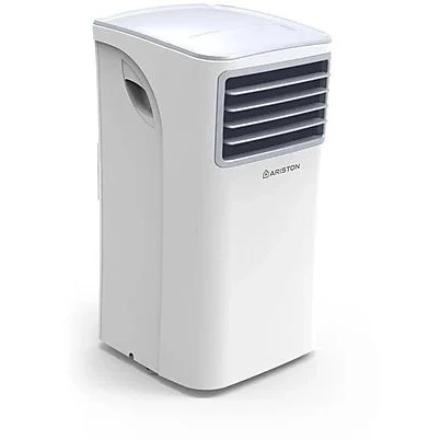 Aire acondicionado portátil - ARISTON Mobis 9, 9000 fg/h, 1 velocidades, 20 m², 63 dB(A), Blanco
