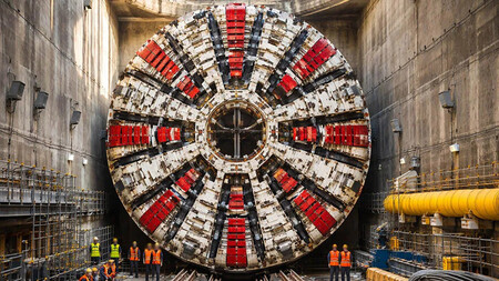 Tuneladora TBM (Tunnel Boring Machine)