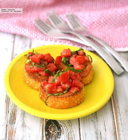 Bruschetta. Receta de Aperitivo