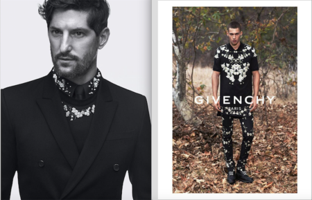Tony Ward y Alessio Pozzi encarnan al hombre Givenchy de la temporada.