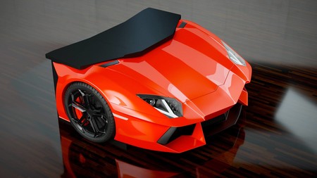 Esta mesa réplica del Lamborghini Aventador te va a costar lo mismo que un Volkswagen Golf R