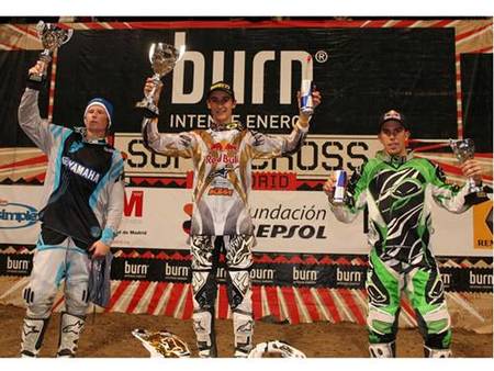 Marvin Musquin vence el Supercross solidario de Madrid