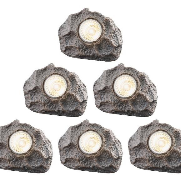 Focos con aspecto de piedra