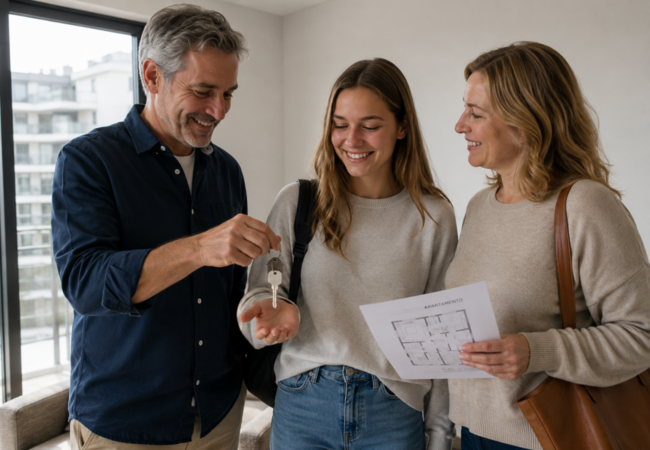 Padres Comprar Piso Hija Universitaria Inversion