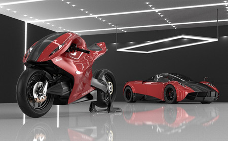 La Pagani Amaru nos hace soñar con cómo sería un Zonda convertido en moto superdeportiva con motor Mercedes-AMG