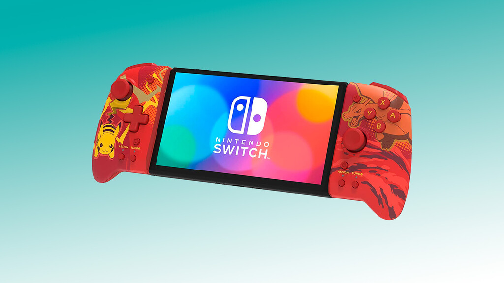 Estos mandos Pro para Nintendo Switch con diseño de Pokémon ofrecen multitud de funciones y ahora están en oferta al 25% de descuento Estos mandos Pro para Nintendo Switch con diseño de Pokémon ofrecen multitud de funciones y ahora están en oferta al 25% de descuento