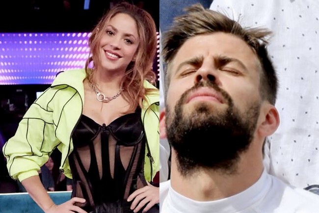 Shakira y Piqué - collage poprosa