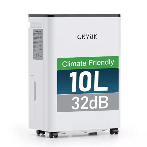 Deshumidificador 10L con Indicador Digital de Humedad