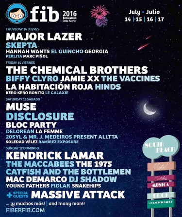 Los mejores grupos qué debes ver en el FIB 2016