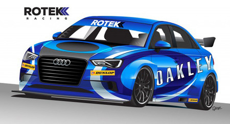 Rotek Racing con un Audi S3 Sedan en el BTCC
