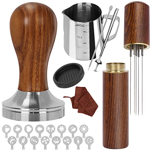 Y-Step Juego de 23 manipuladores de café, kit de accesorios de espresso, kit de barista