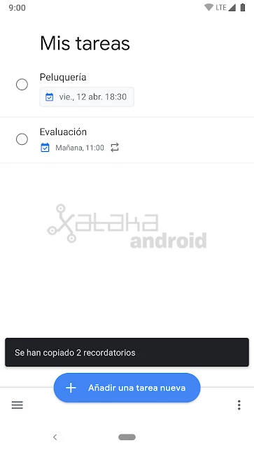 インポートリマインダー