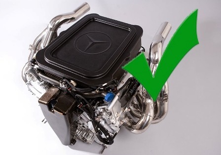 El motor de Hamilton recibe el visto bueno de la FIA