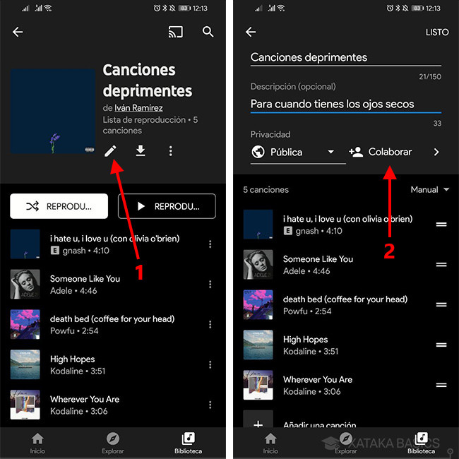 YouTube Music: cómo crear listas de reproducción colaborativas, en las ...