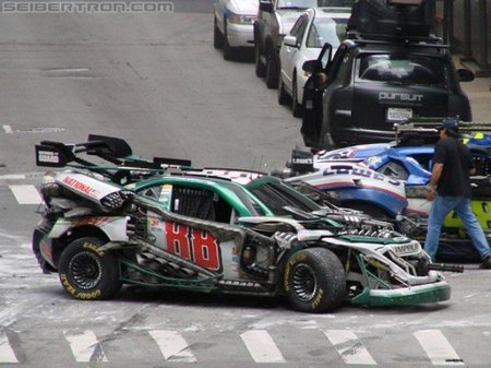 NASCAR "Death Race" en Transformers 3