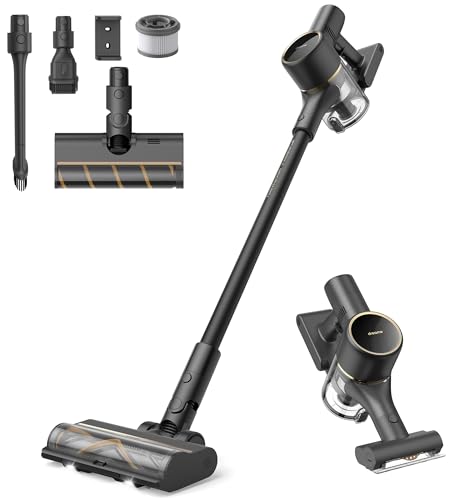 DREAME R10 Pro Aspiradora sin Cable, 20000 PA/150AW Potente Succión, 20000 PA, Aspiradora sin Cable con Cepillo de Multi-Superficie y Luces LED, Ideal para la Limpieza del Hogar y el Coche, Ligero