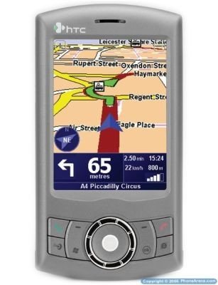 HTC P3300, con navegador GPS de TomTom