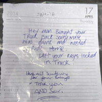 El robo de coche con el final más feliz de la historia: a los tres días le devolvieron su pick-up con sorpresa incluida