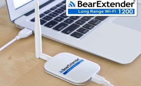 BearExtender 1200 y Turbo, adaptadores WiFi de alta potencia para Mac
