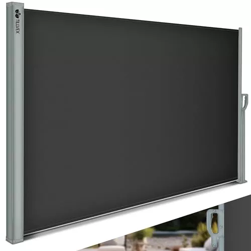 tillvex® Toldo lateral de 180 x 400 cm