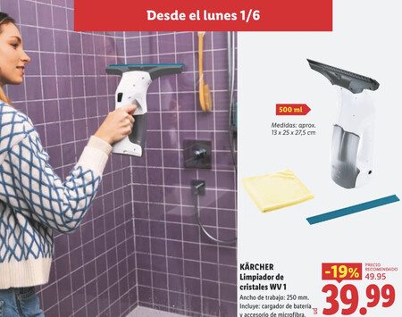 Limpiador De Cristales Karcher Wv 1