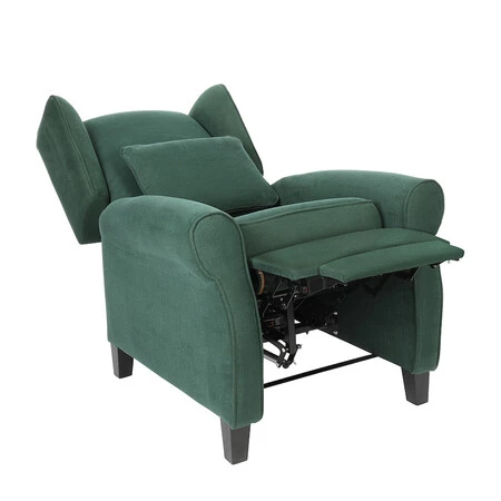 Sillon De Algodon Y Lino Con Relax Electrico Pavia