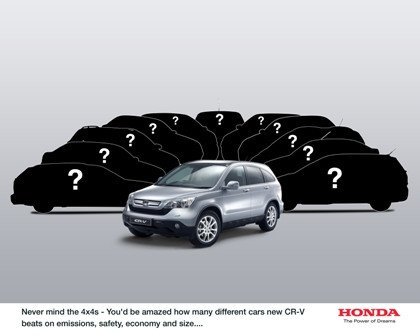 Honda CR-V: "No todos somos sucios, grandes y peligrosos"