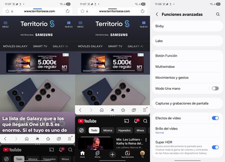Pantalla dividida 90:10