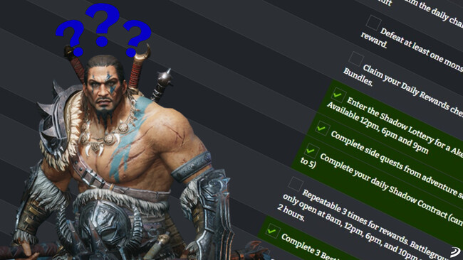 Diablo Immortal Misiones Diarias