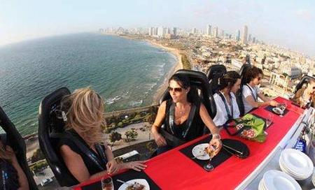 Dinner in the Sky, la experiencia de comer en las alturas