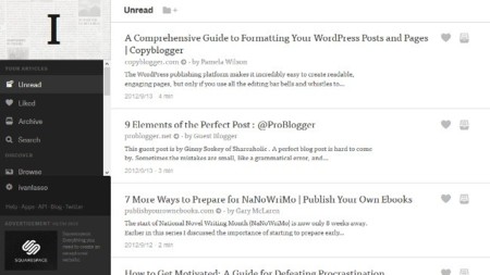 Asi es el nuevo diseño de Instapaper