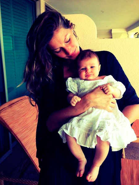 ¡Oy! Que se me cae la baba con la nena de Gisele Bündchen
