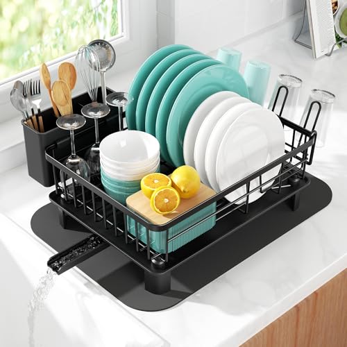 niffgaff Escurridor de platos negro (37.5 * 28 * 14.5 cm)