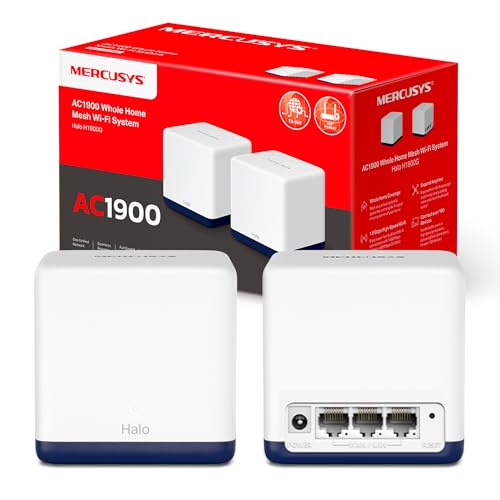 Mercusys Halo H1900G(2-Pack) - AC1900 Mesh Wi-Fi