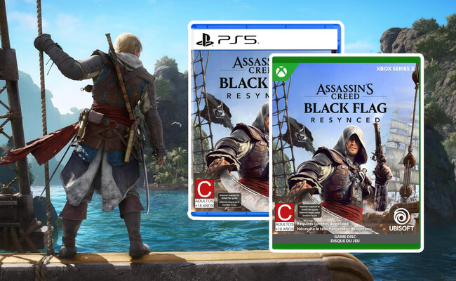 Assassin S Creed Black Flag Resynced Mercado Libre Videojuegos Ofertas Descuentos Videojuegos Ubisoft Xbox Series X Ps5 Playstation 5