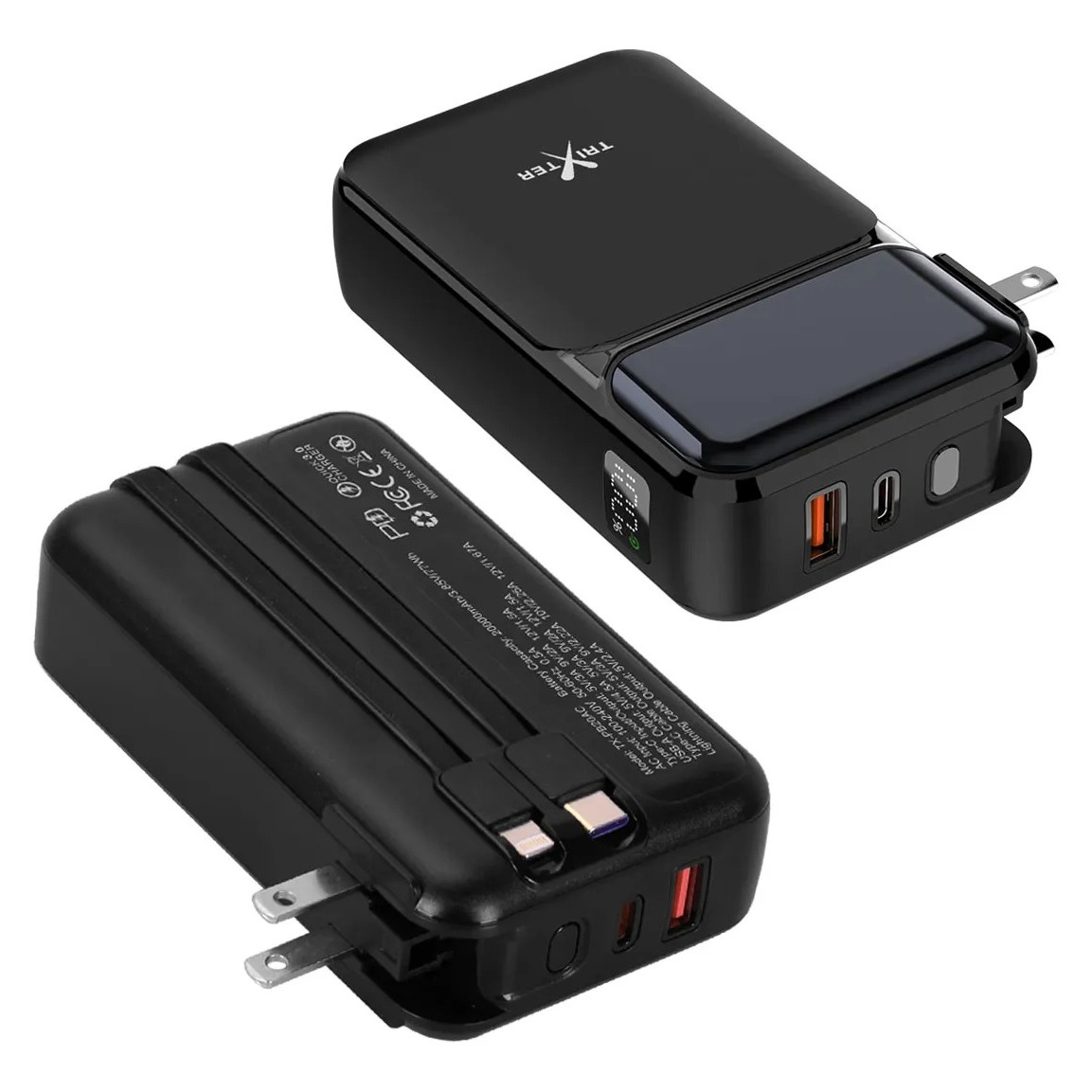 Cargador power bank de 20,000 mAh