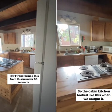 Era una cocina apagada de los años 70: con unos sencillos trucos hoy es una cocina llena de color 