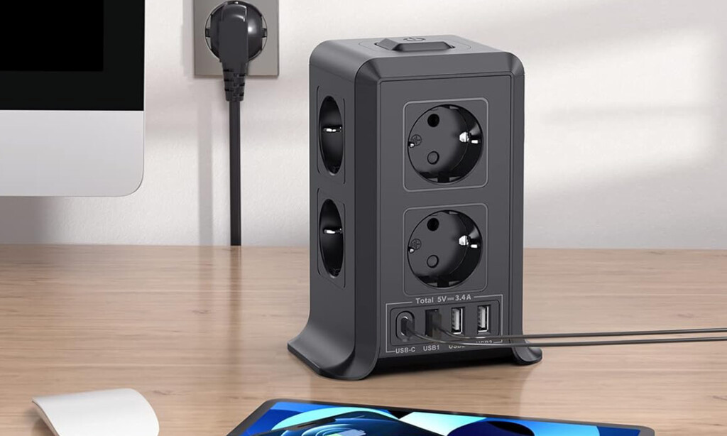 Adiós a los líos de cables en casa: esta regleta barata en forma de cubo es una buena solución para lograrlo 