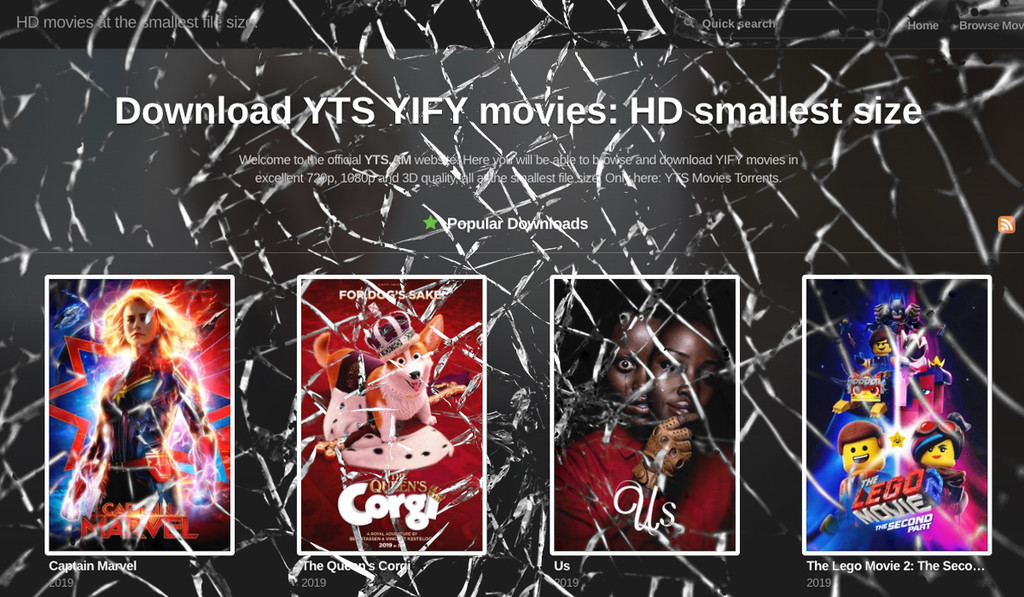 YTS y YIFY llevadas ante un tribunal estadounidense por productoras cinematográficas