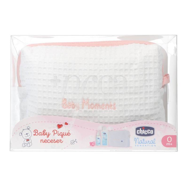 Chicco Neceser Baby Moments Piqué Rosa +0m