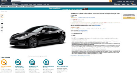 Tesla Model 3 Renting Amazon