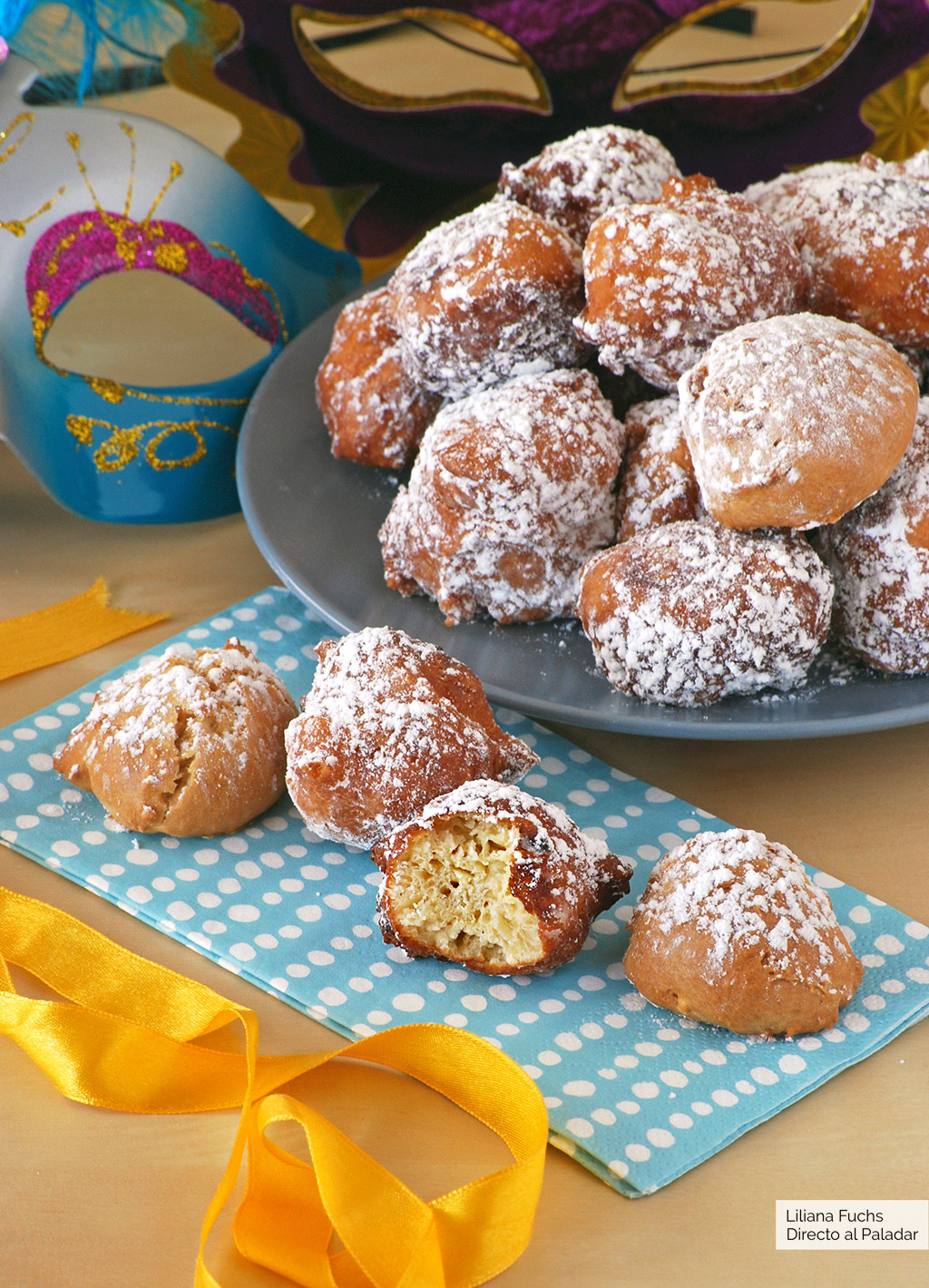 Favette di Carnevale de Venecia: receta de Carnaval